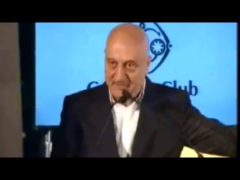 "High Drama" of Anupam Kher’s speech at The Telegraph National Debate 2016 on 5 March