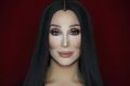 Makeup artist Alexis Stone as Cher.