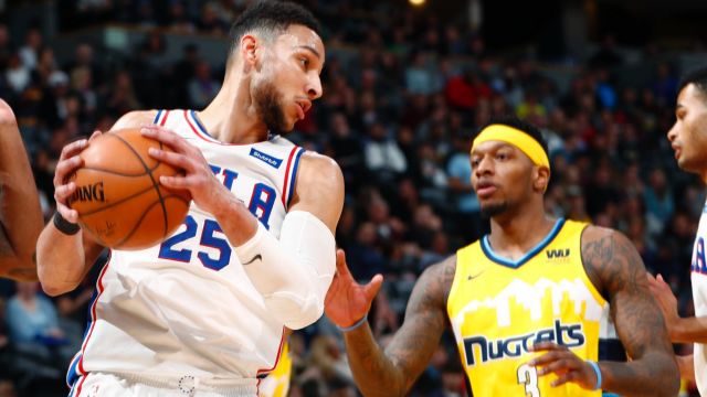 Unfazed: Philadelphia 76ers guard Ben Simmons.