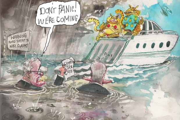 David Rowe's cartoon from March 31, 2017.