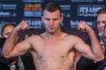 Jeff Horn only just managed to get under the limit at Tuesday's weigh-in on Tuesday.