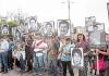 Survivors of the 'disappeared' protest in Lima