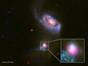 Researchers Catch Supermassive Black Hole Burping - Twice