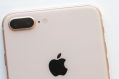 FILE - In this Sept. 15, 2017, file photo, the camera, upper left, of an iPhone 8 Plus is displayed in New York. Apple ...