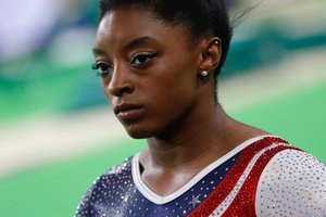 Rio de Janeiro - Simone Biles during the final of women's gymnastics at the Olympic Games Rio 2016, Brazil