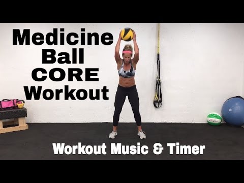 Medicine Ball Home Workout, Medicine Ball Ideas, Exercises, Ab Workout