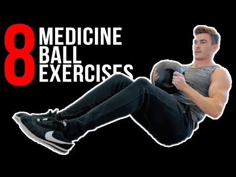 At Home Medicine Ball Ab Workout (8 EXERCISES!)