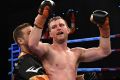 Hornet stings: Jeff Horn celebrates after successfully defending his WBO world welterweight champion title against UK ...