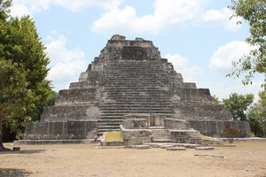 Temple Pyramid, Chacchoben, Mexico