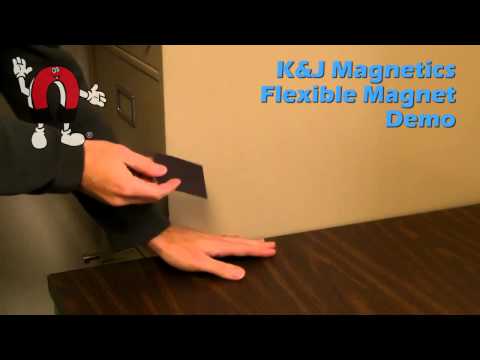 K&J Magnetics - Refrigerator Magnet Demo