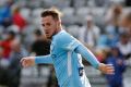 Melbourne City's Ross McCormack in action against the Mariners.