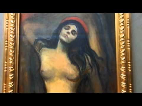 OSLO: The famous painting of 'Madonna', EDVARD MUNCH, NATIONAL GALLERY (NORWAY)