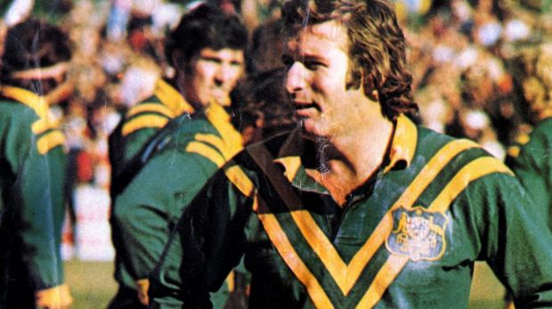 Fonder memories: Graeme 'Changa' Langlands played 45 Tests for Australia, including 15 as captain.