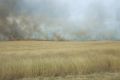 A grass fire broke out north of Ballarat on Saturday afternoon. 