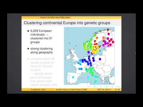 Garrett Hellenthal - The Genetic History of the United Kingdom: the POBI project