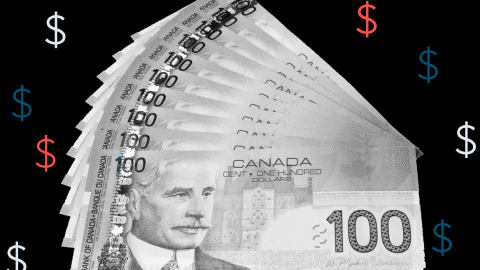 Des billets de 100$ canadiens