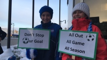 City Hall Soccer Rally