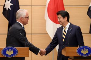 Prime Minister Malcolm Turnbull and his Japanese counterpart Shinzo Abe last week.The successful visit continues a ...