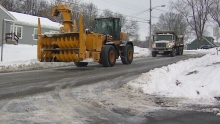 Charlottetown snow plow and snow truck