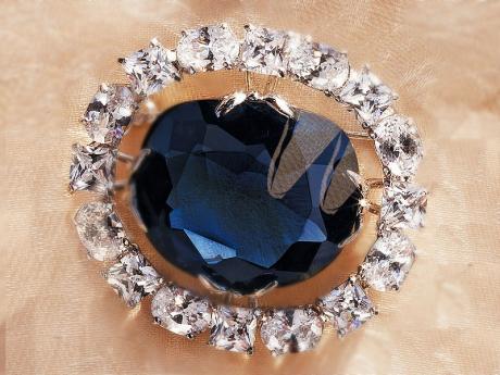 hope diamond brooch