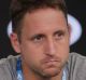 Anger: Tennys Sandgren addresses the media after his match against Hyeon Chung.