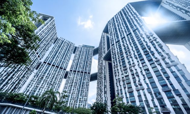 High-rise housing estates in Singapore, currently Southeast Asia's hottest property market. Photo: iStock