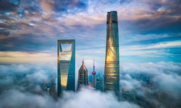 Lujiazui Financial District in Pudong, Shanghai. Photo: AFP