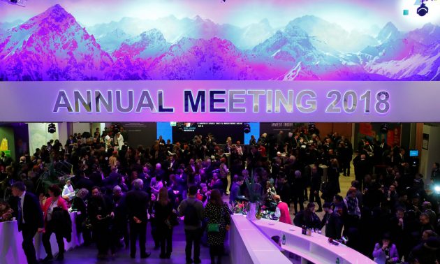 The curtain has gone up on the annual World Economic Forum in the Swiss resort of Davos. Photo: Reuters / Denis Balibouse