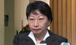 Teresa Chen Yeuk-wah, Hong Kong secretary for justice. Photo: RTHK