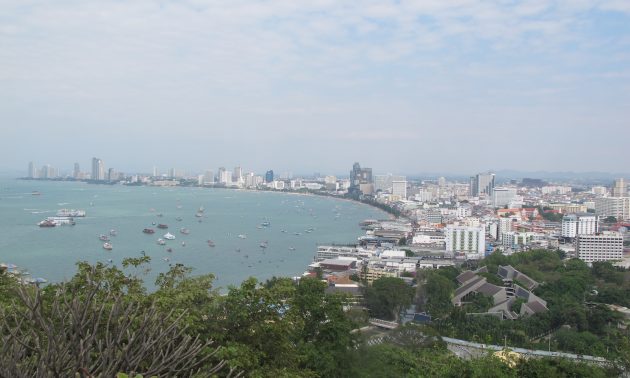 A skyline view of Thailand's Pattaya sea resort, an area that hopes to benefit from the government's Eastern Economic Corridor development scheme. Photo: Peter Janssen