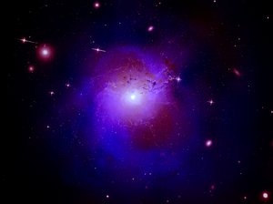 Composite image of the Perseus galaxy cluster using data from NASA’s Chandra X-ray Observatory, ESA’s XMM-Newton and Hitomi, a Japanese-led X-ray telescope.