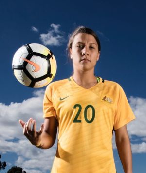 Sam Kerr is one of the world's top football players.