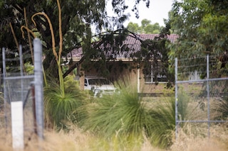 Cannabis plants were stolen from an Anketell home under police guard.