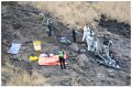 Police at the accident scene just off EJ Whitten Bridge in January 2016.