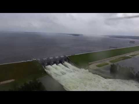 2017 Hurricane Harvey Lake Conroe TX Dam Release