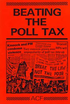 Beating the Poll Tax pamphlet front cover