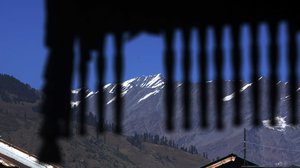 A view of Himalaya Range from  Manali in Northern India on 23 October 2016