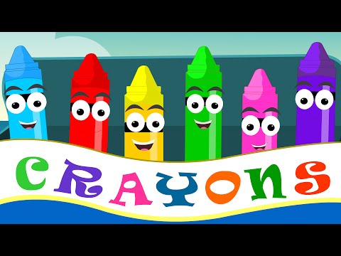 Crayons Nursery Rhymes | Crayon Color Song For Kid Songs | Nursery Rhymes