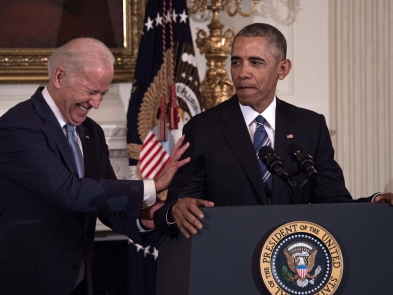 Barack Obama and his best friend Joe Biden