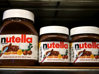 Jars of Nutella