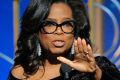 Oprah Winfrey delivers the speech at the Golden Globe awards last week that prompted widespread speculation she will run ...