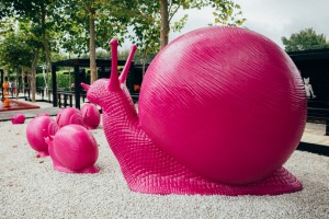 The Sculptureum collection ranges from Rodin bronzes to giant pink snails.