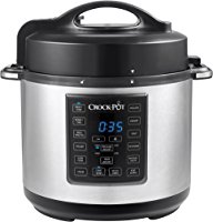 Crock-Pot 6 Qt 8-in-1 Multi-Use Express Crock Programmable Slow Cooker, Pressure Cooker, Sauté, and Steamer, Stainless Steel (SCCPPC600-V1)