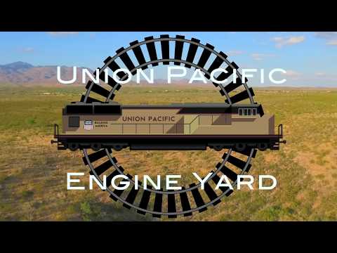 Union Pacific Locomotive storage Arizona