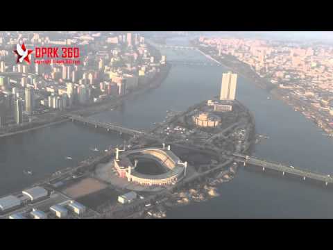 Pyongyang Corée Du Nord Vue Du Ciel 20151210