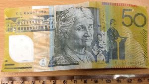 The $50 note is the most popular target for counterfeiters.