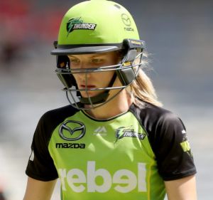 Burnt out: Sydney Thunder lost their semi-final to Perth Scorchers in Perth, despite finishing well clear of the WA side.