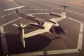 This computer generated image provided by Uber Technologies on Wednesday, Nov. 8, 2017 shows a flying taxi by Uber. ...