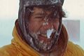 Bob Tingey in the ice mask, Antarctic 1970. During field work in Antarctica, condensation in breath often ices up.