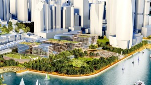 Artist's impression of medium density plans for Barangaroo Central as at 2013.